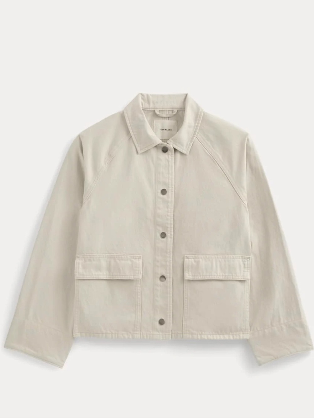 NWT! Everlane Cropped Denim Jacket - Picture 2 of 12